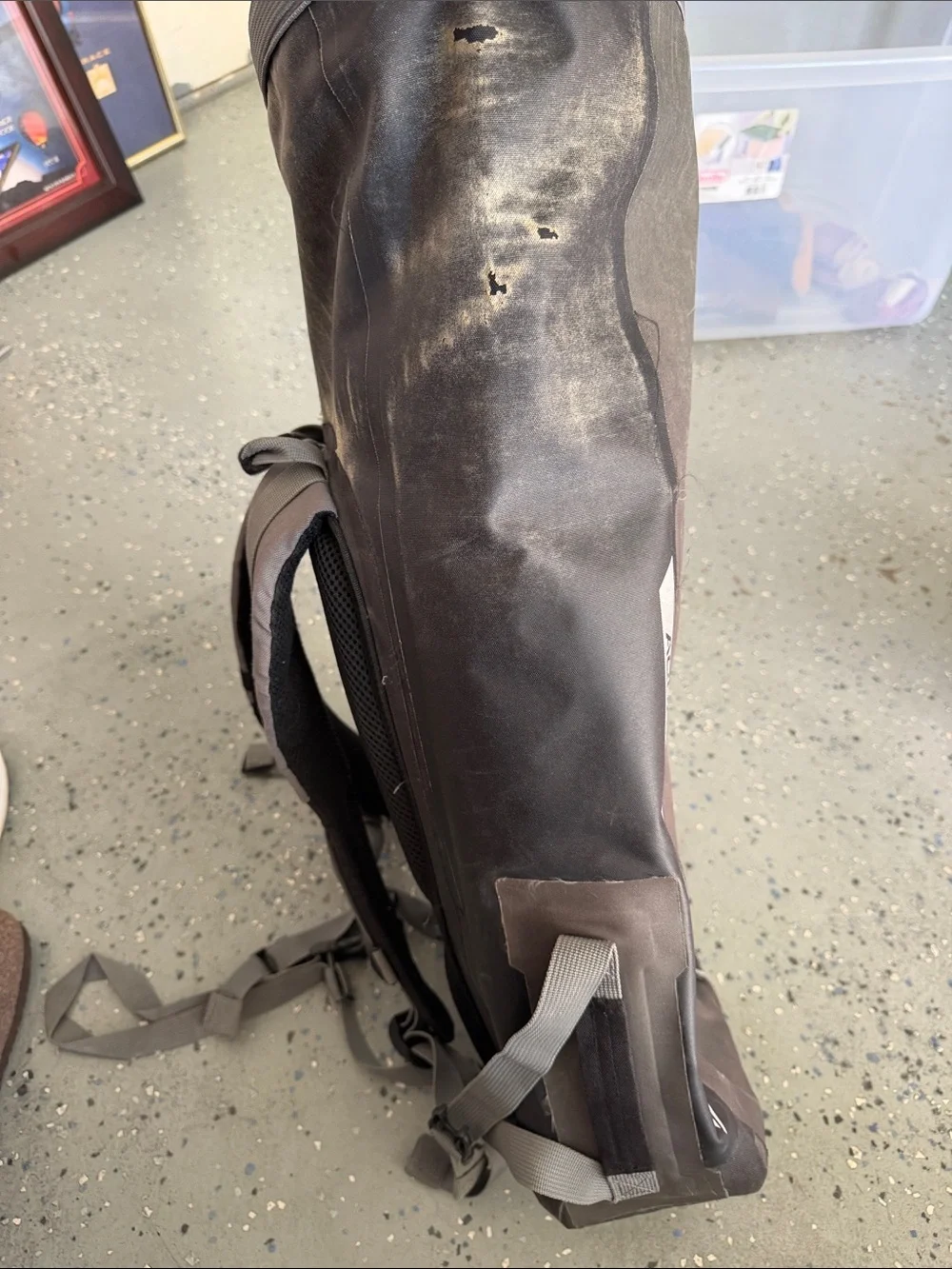 OGIO Roll-Top Waterproof Backpack with Reflective Accents